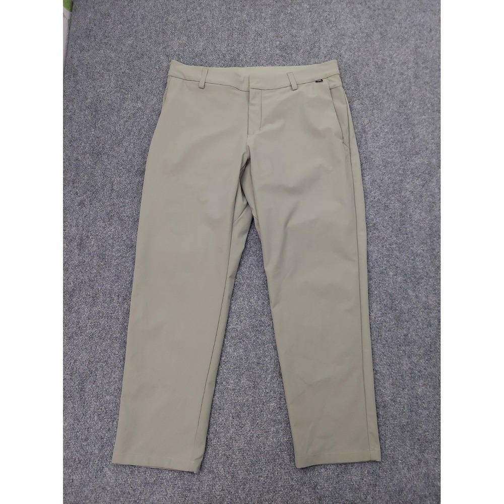 Nike 24.7 Pants 34x30 Olive Green Chino Performance Dri Fit Flat Front Stretch
